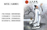 独不见全文翻译及字词句解释（李白七言律诗）