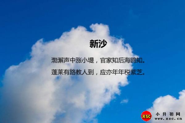 陆龟蒙新沙阅读答案（阅读理解题及答案）