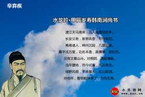 水龙吟·甲辰岁寿韩南涧尚书拼音版注音、翻译、赏析（辛弃疾）