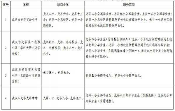 2019武汉东湖高新区小升初对口划片范围一览表