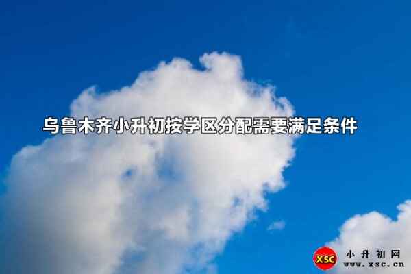 乌鲁木齐小升初按学区分配需要满足哪些条件（2020小升初参考）