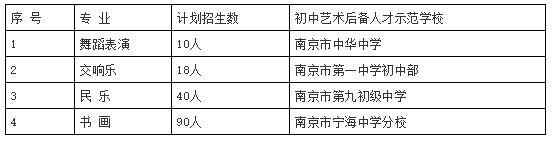 2020南京市青少年艺术团招生简章(含考试时间及日程安排)