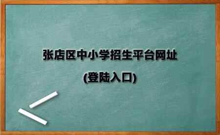 张店区中小学招生平台网址(登陆入口)