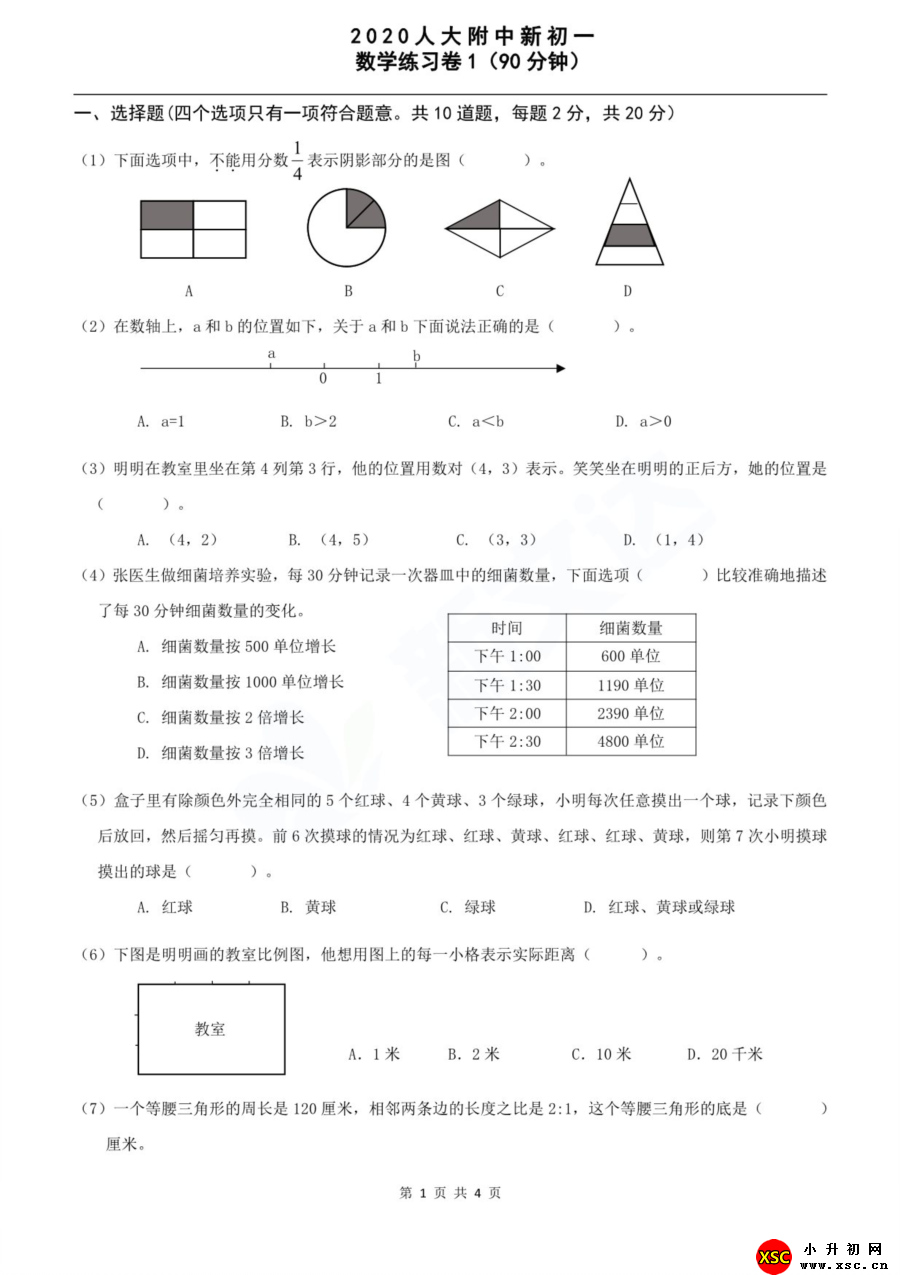 2020人大附中新初一分班考试数学(1)-1.jpg