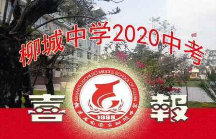 2020年南安市柳城中学中考成绩升学率(中考喜报)