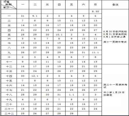 2020-2021南京中小学开学放假时间安排(校历)