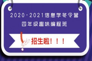 纪雅信息学2021冬令营招生通知(开营时间/班级设置/培训地点)