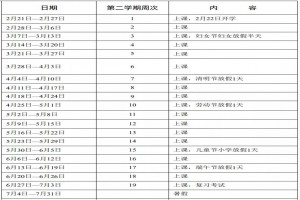 2021中山市中小学开学放假时间安排(校历)