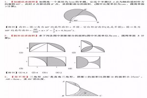 2021小升初数学必考几何经典题型(含解析)