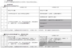 2021非上海学籍学生小升初登记具体申请材料