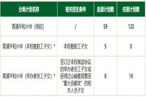 2021上海青浦平和双语学校招生简章及收费标准(小学+初中)