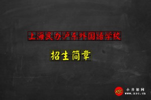 2021上海民办沪东外国语学校招生简章及收费标准