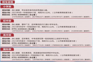 江西师大附属外国语学校2021年招生计划及收费标准