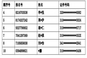 2021年上海托马斯实验学校(初中)调剂志愿录取名单