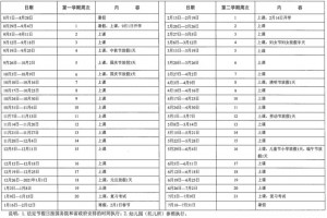 2021-2022中山市中小学开学放假时间安排(校历)