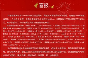 2021年会理县黎溪中学中考成绩升学率(中考喜报)