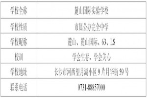 麓山国际实验中学怎么样(师资、硬件、入学政策及升学率)