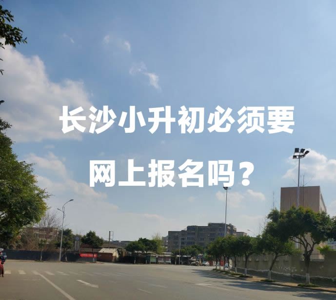 长沙小升初必须要网上报名吗？.jpg