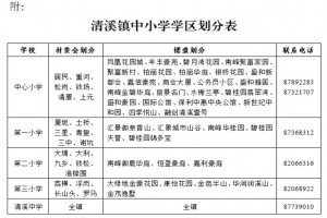 2022年东莞市清溪镇户籍学生申请春季公办学位时间、资料及录取原则