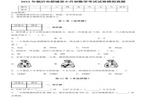 2022年临沂市郯城县小升初数学考试试卷模拟真题及答案(人教版)
