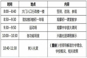 2022年华南师范大学附属黄埔实验学校招生动态(校园开放日)