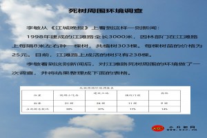 《死树周围环境调查》阅读理解题及答案(阅读答案)