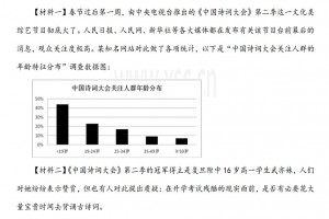 《中国诗词大会》阅读理解题及答案(阅读答案)