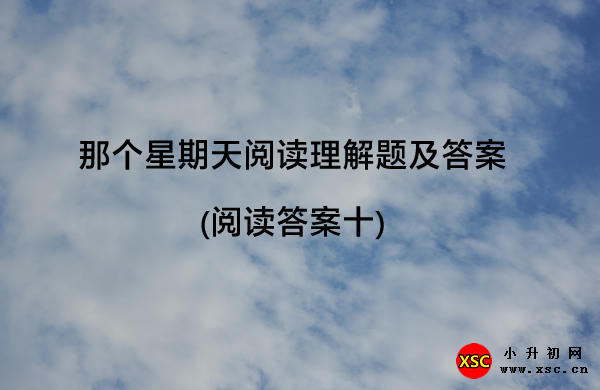 那个星期天阅读理解题及答案(阅读答案十).jpg