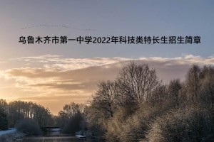 2022年乌鲁木齐市第一中学招生简章(科技类特长生)