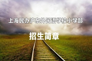 2022年上海民办沪东外国语学校小学部招生简章(附收费标准)