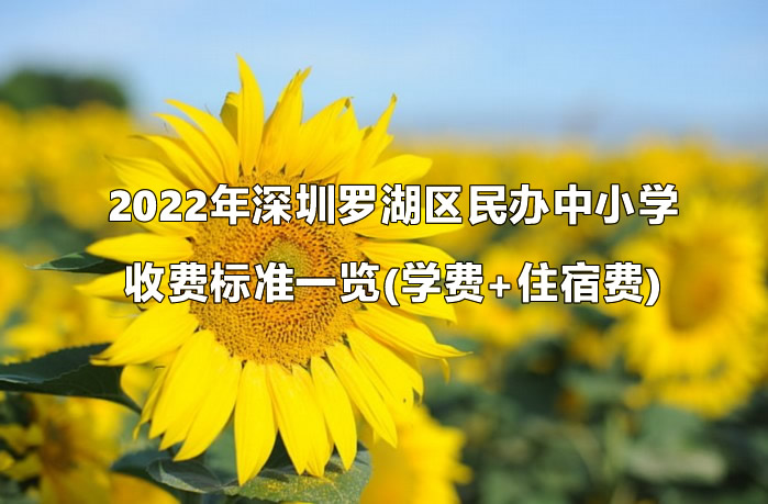 2022年深圳罗湖区民办中小学收费标准一览(学费+住宿费).jpg