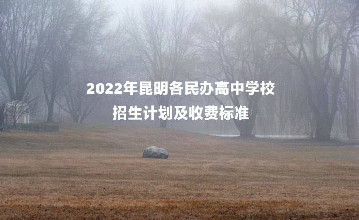 2022年昆明各民办高中学校招生计划及收费标准.jpg