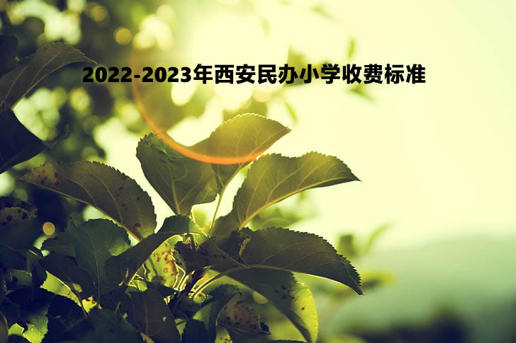 2022-2023年西安民办小学收费标准.jpg