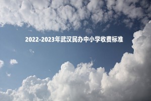 2022-2023年武汉民办中小学收费标准一览(学费及住宿费)