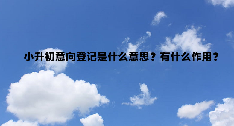 小升初意向登记是什么意思？有什么作用？.jpg