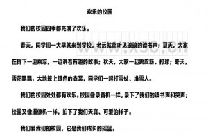 欢乐的校园阅读理解题及答案(阅读答案)