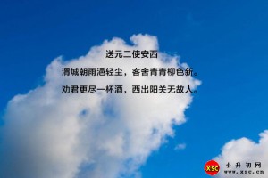 送元二使安西阅读理解题及答案(阅读答案二)