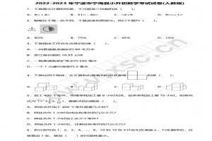 2022-2023年宁波市宁海县小升初数学考试试卷真题及答案(人教版)