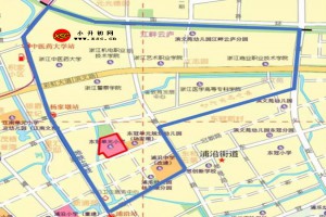 2023年杭州滨江区东冠单元小学学区划分范围(含示意图)