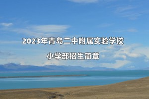 2023年青岛二中附属实验学校小学部招生简章(附招生范围)