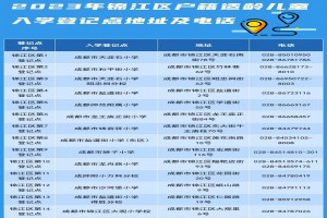 2023年成都锦江区小学招生入学办理时间及流程(附登记地点)