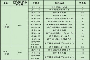 2023年东莞市常平镇积分制入学学位供给情况及录取安排原则