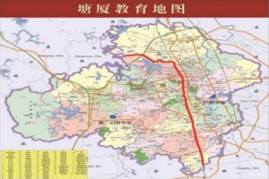 2023年东莞市塘厦镇初中招生服务片区划分(小升初划片范围)