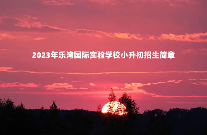 2023年乐湾国际实验学校小升初招生简章.jpg