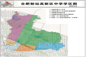 2023年合肥市新站高新区初中学区划分方案(招生划片范围)