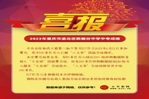 2023年重庆市渝北区数据谷中学中考成绩升学率(中考喜报)