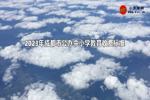 2023年成都市公办中小学教育收费标准