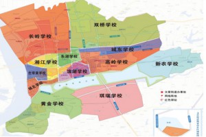 2023年湘阴县文星街道公办小学招生划片范围(含示意图)