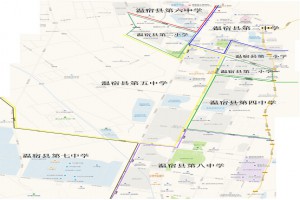 2023年温宿县初中学区范围划分一览