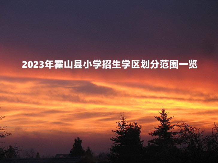 2023年霍山县小学招生学区划分范围一览.jpg